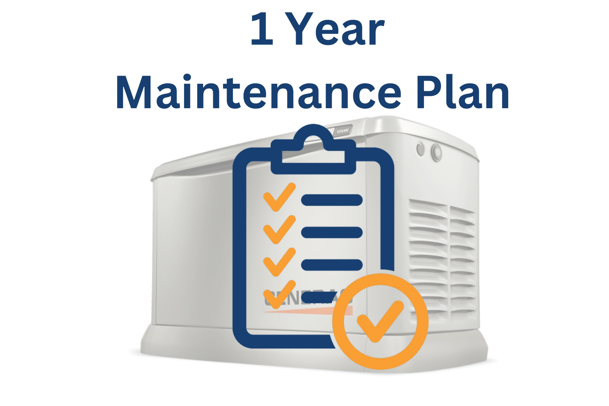 Residential Home Standby Generator - Maintenance Plan - 1 Year - OPE Sheild