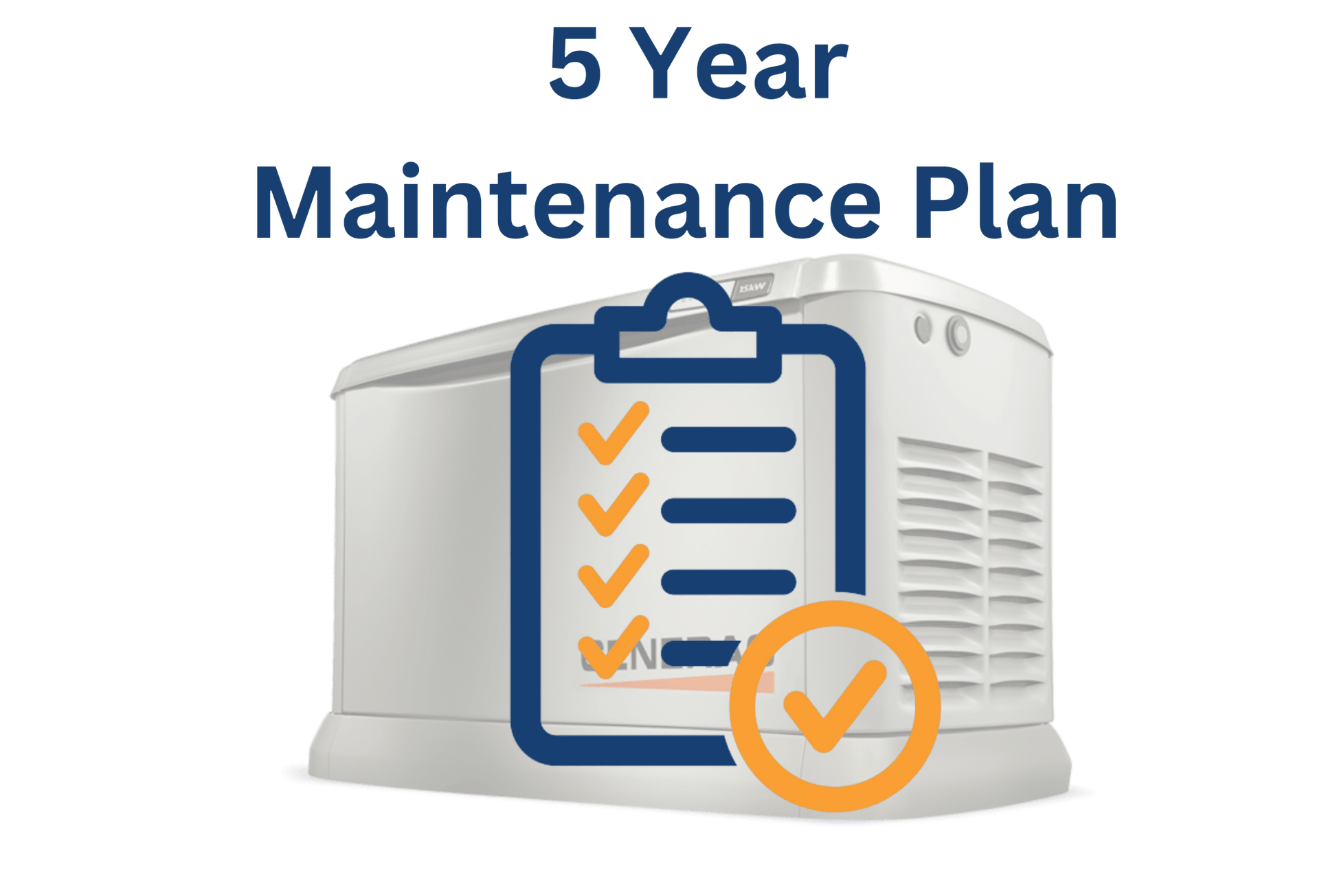 Residential Home Standby Generator - Maintenance Plan - 5 Year - OPE Sheild